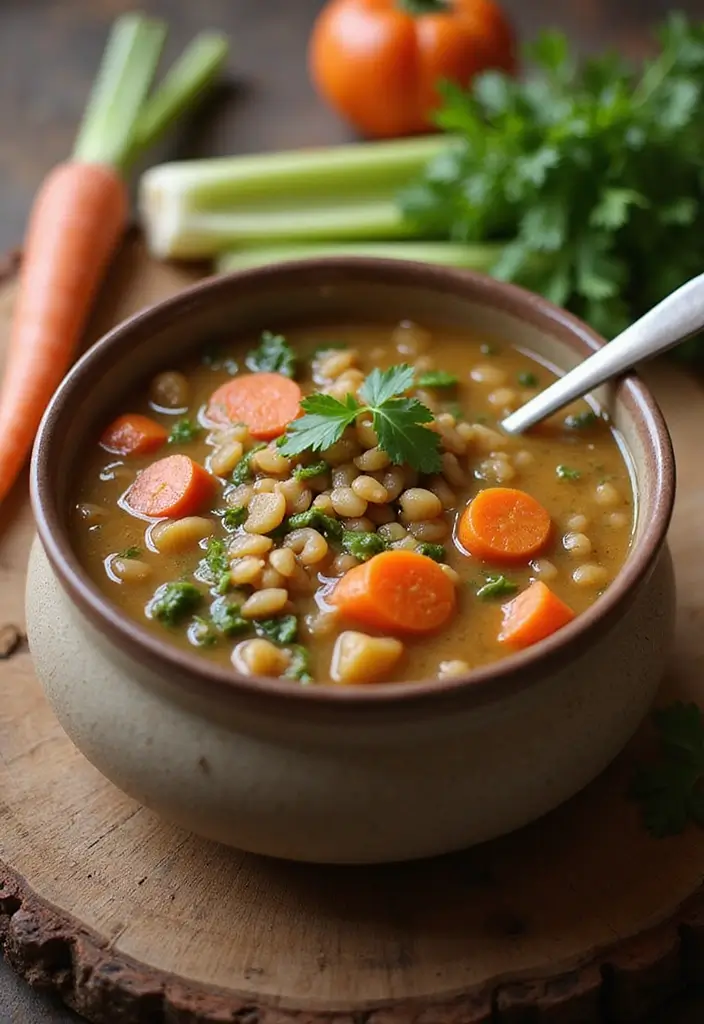 26 Vegan Crock Pot Recipes for Effortless Cooking 90 26 Vegan Crock Pot Recipes for Effortless Cooking - 14. Vegetable Barley Soup