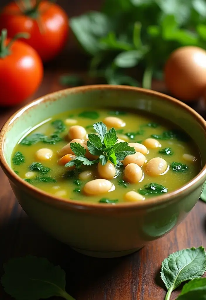 26 Vegan Crock Pot Recipes for Effortless Cooking 118 26 Vegan Crock Pot Recipes for Effortless Cooking - 18. Spinach and White Bean Soup