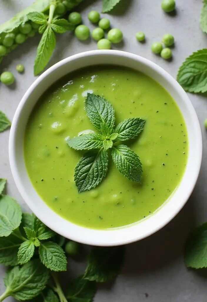 26 Vegan Crock Pot Recipes for Effortless Cooking 125 26 Vegan Crock Pot Recipes for Effortless Cooking - 19. Pea and Mint Soup
