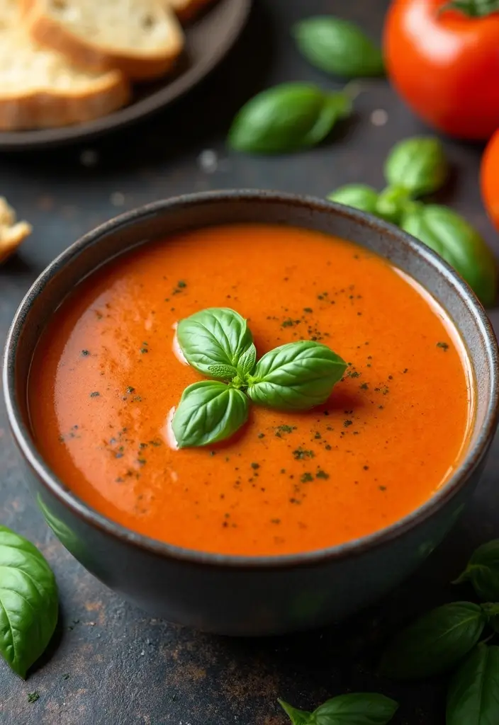 26 Vegan Crock Pot Recipes for Effortless Cooking 8 26 Vegan Crock Pot Recipes for Effortless Cooking - 2. Creamy Tomato Basil Soup