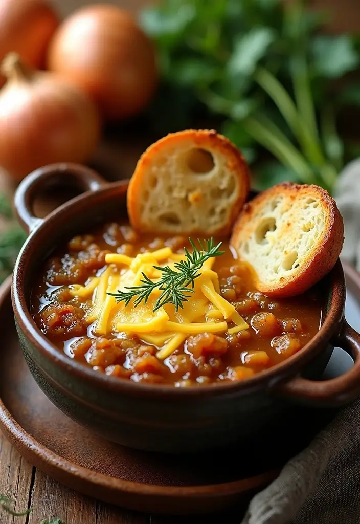 26 Vegan Crock Pot Recipes for Effortless Cooking 167 26 Vegan Crock Pot Recipes for Effortless Cooking - 25. Vegan French Onion Soup