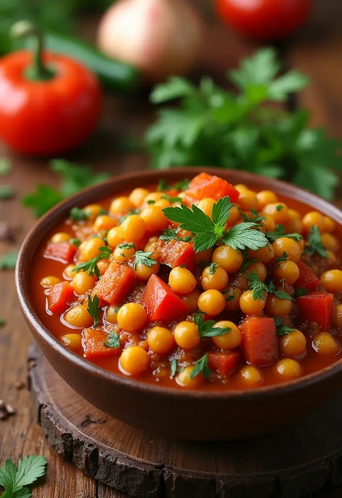 26 Vegan Crock Pot Recipes for Effortless Cooking 43 26 Vegan Crock Pot Recipes for Effortless Cooking - 7. Moroccan Chickpea Stew