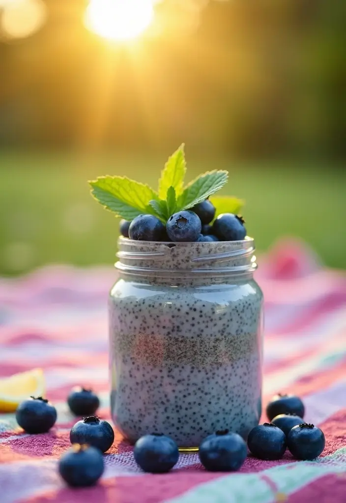 26 Vegan Fourth of July Recipes for a Festive Table 88 26 Vegan Fourth of July Recipes for a Festive Table - 14. Lemon Blueberry Chia Pudding