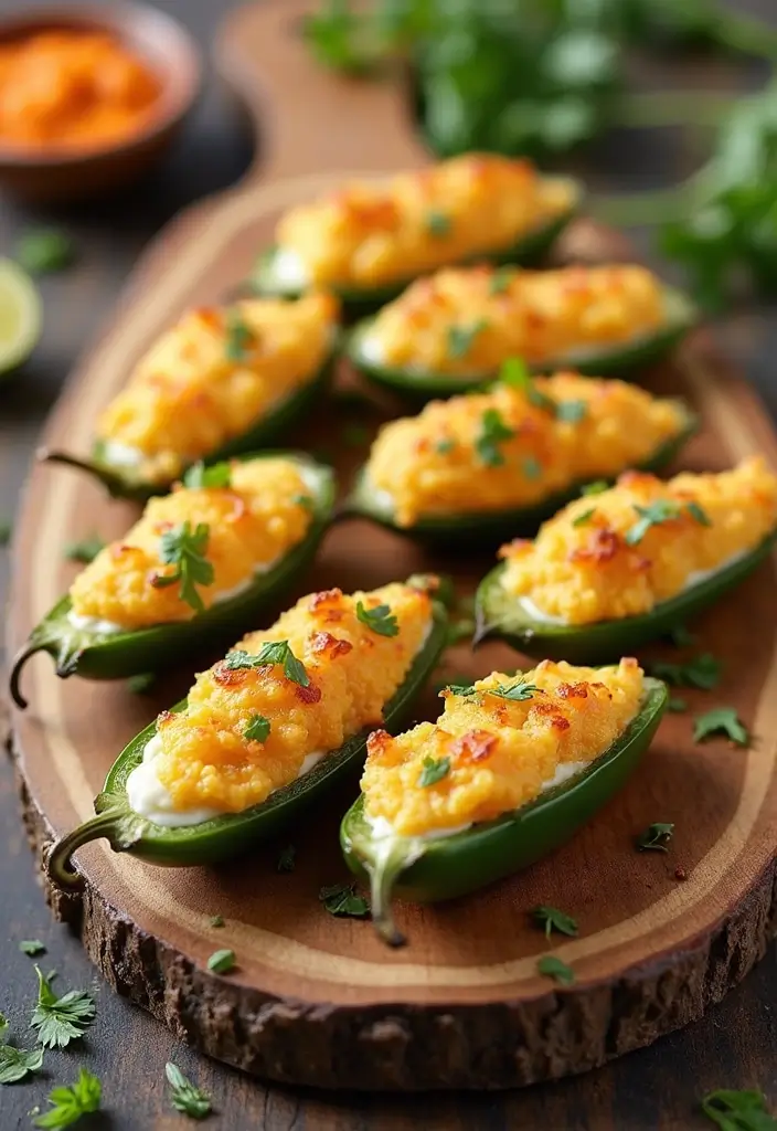 26 Vegan Fourth of July Recipes for a Festive Table 95 26 Vegan Fourth of July Recipes for a Festive Table - 15. Vegan Jalapeño Poppers