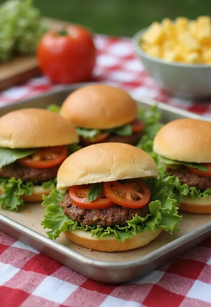 26 Vegan Fourth of July Recipes for a Festive Table 102 26 Vegan Fourth of July Recipes for a Festive Table - 16. Vegan Sliders