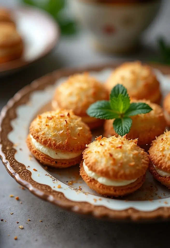 26 Vegan Fourth of July Recipes for a Festive Table 123 26 Vegan Fourth of July Recipes for a Festive Table - 19. Coconut Macaroons
