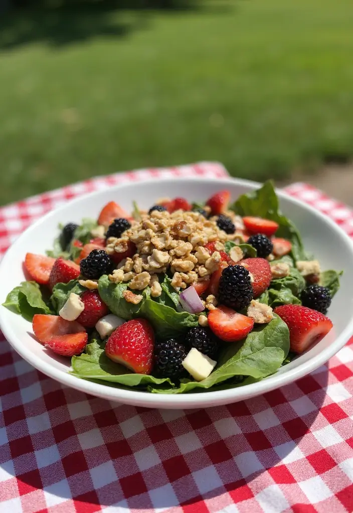 26 Vegan Fourth of July Recipes for a Festive Table 156 26 Vegan Fourth of July Recipes for a Festive Table - 24. Mixed Berry Salad