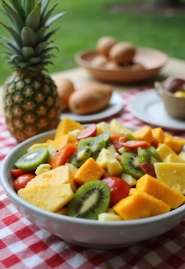 26 Vegan Fourth of July Recipes for a Festive Table 168 26 Vegan Fourth of July Recipes for a Festive Table - 26. Tropical Fruit Salad