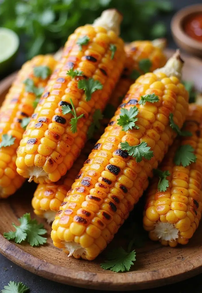 26 Vegan Fourth of July Recipes for a Festive Table 22 26 Vegan Fourth of July Recipes for a Festive Table - 4. Spicy Grilled Corn on the Cob