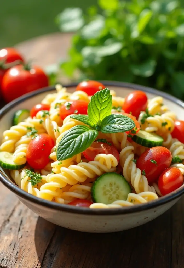 26 Vegan Fourth of July Recipes for a Festive Table 53 26 Vegan Fourth of July Recipes for a Festive Table - 9. Easy Vegan Pasta Salad