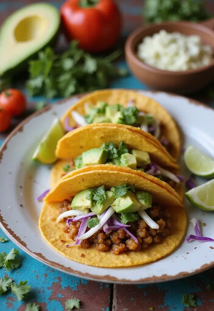 26 Vegan Lentil Recipes Packed with Protein 1 26 Vegan Lentil Recipes Packed with Protein - 1. Spicy Lentil Tacos