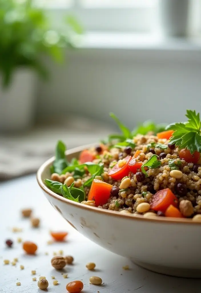 26 Vegan Lentil Recipes Packed with Protein 8 26 Vegan Lentil Recipes Packed with Protein - 2. Lentil and Quinoa Salad