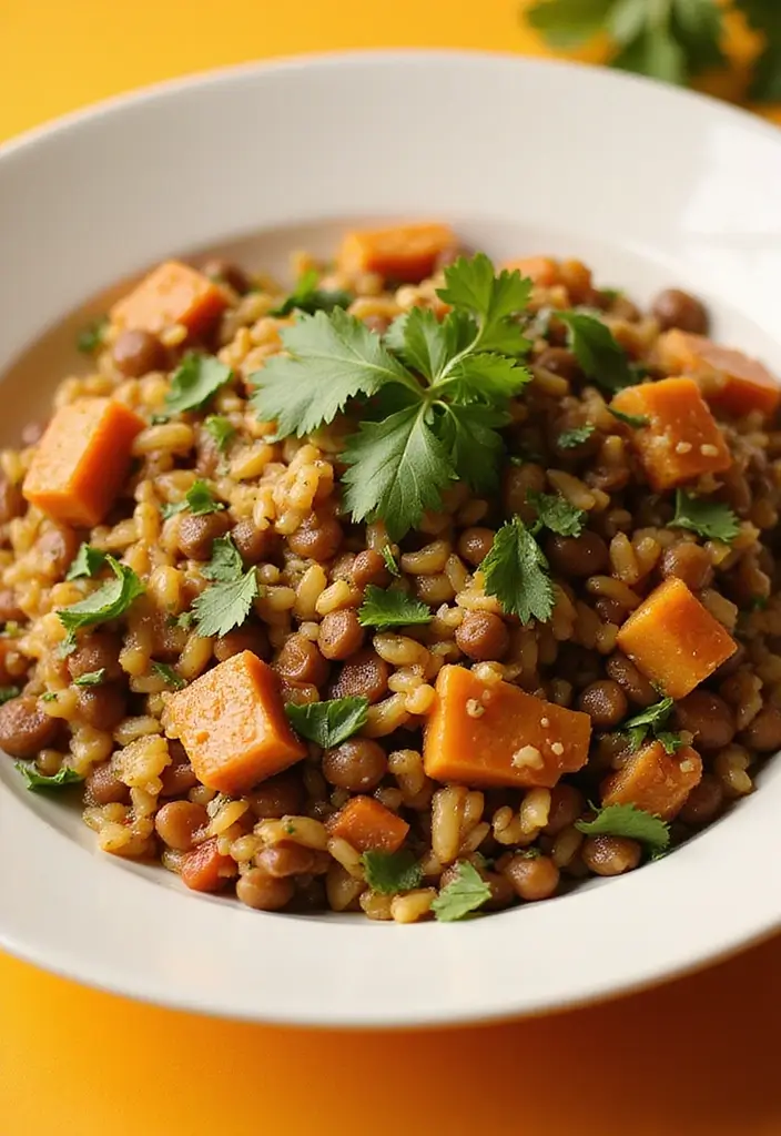 26 Vegan Lentil Recipes Packed with Protein 159 26 Vegan Lentil Recipes Packed with Protein - 25. Lentil and Rice Pilaf