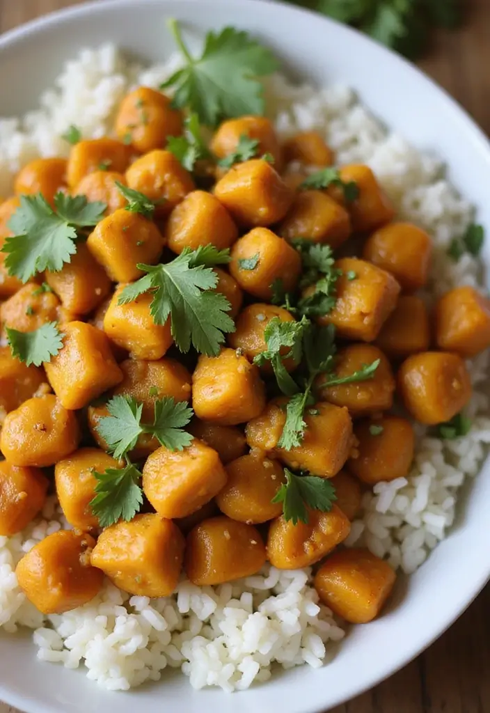 26 Vegan Meat Recipes Using Plant-Based Protein 159 26 Vegan Meat Recipes Using Plant-Based Protein - 25. Curried Chickpeas