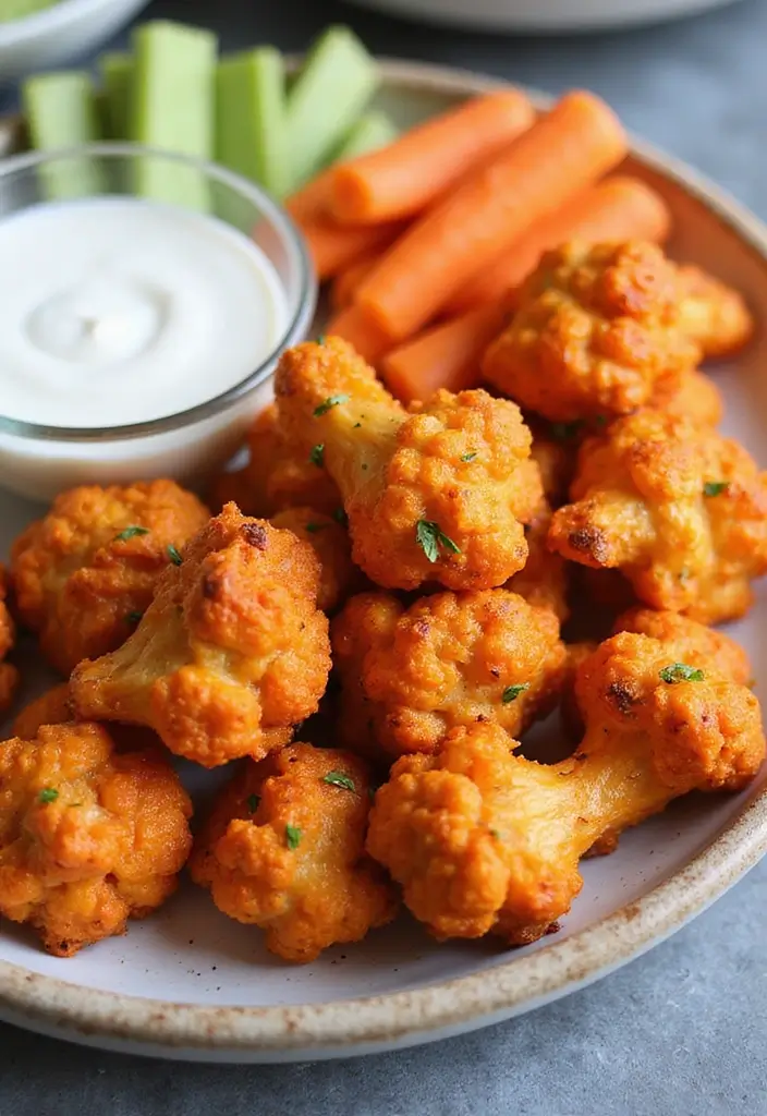 26 Vegan Meat Recipes Using Plant-Based Protein 48 26 Vegan Meat Recipes Using Plant-Based Protein - 8. Cauliflower Buffalo Wings