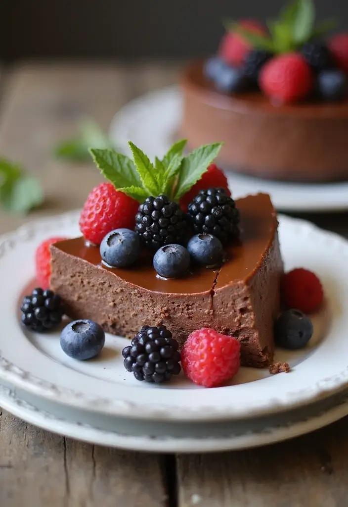 27 Vegan Gluten Free Dessert Recipes You’ll Love 1 27 Vegan Gluten Free Dessert Recipes You’ll Love - 1. Raw Vegan Chocolate Cheesecake