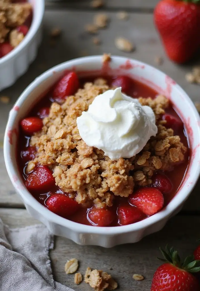27 Vegan Gluten Free Dessert Recipes You’ll Love 122 27 Vegan Gluten Free Dessert Recipes You’ll Love - 20. Strawberry Rhubarb Crumble