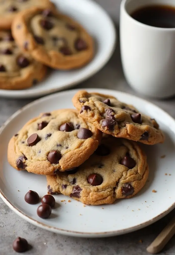 27 Vegan Gluten Free Dessert Recipes You’ll Love 34 27 Vegan Gluten Free Dessert Recipes You’ll Love - 6. Chocolate Chip Cookies