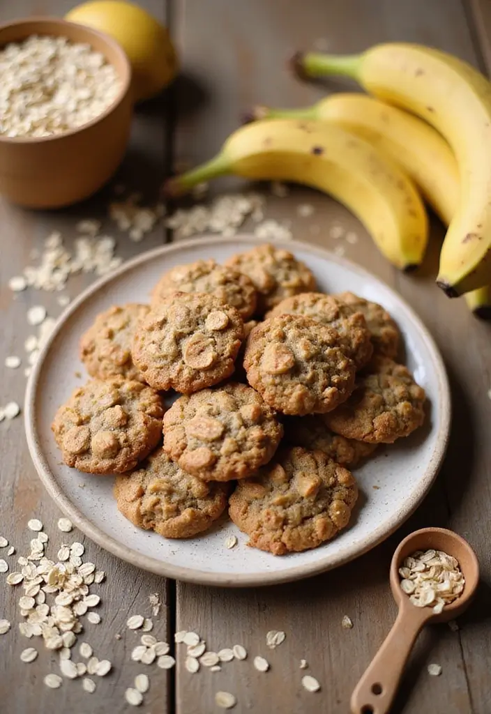 27 Vegan Gluten Free Dessert Recipes You’ll Love 49 27 Vegan Gluten Free Dessert Recipes You’ll Love - 9. Banana Oatmeal Cookies
