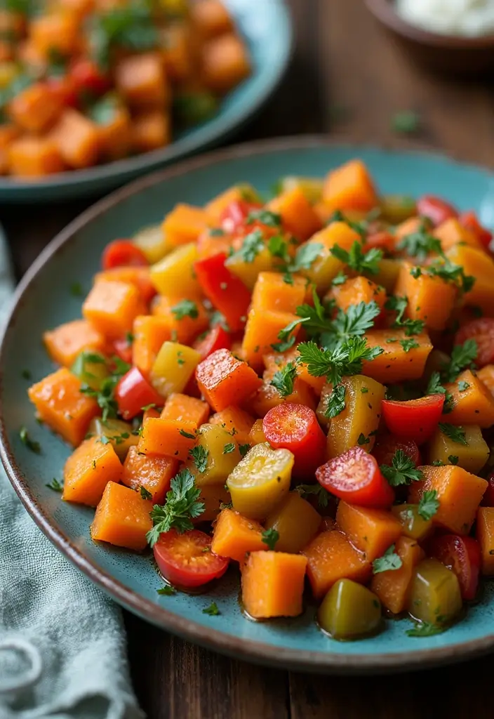 27 Vegan Hearts of Palm Recipes to Try This Week 76 27 Vegan Hearts of Palm Recipes to Try This Week - 12. Hearts of Palm and Sweet Potato Hash