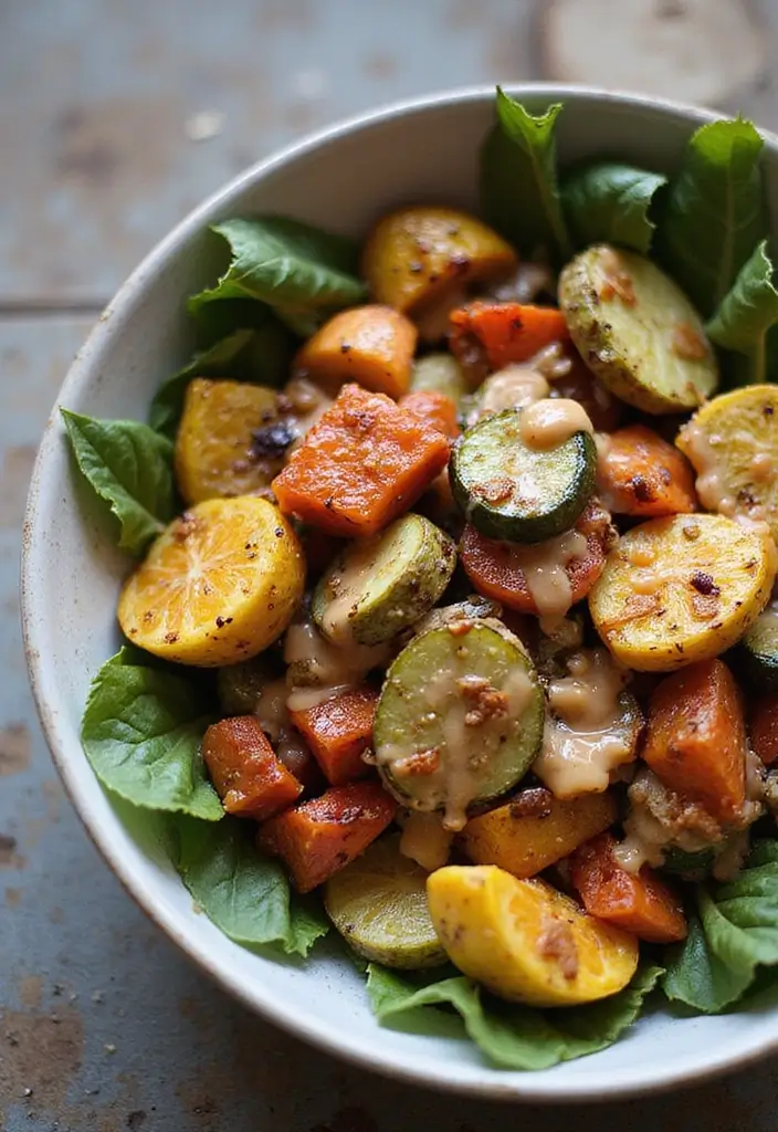 27 Vegan Hearts of Palm Recipes to Try This Week 114 27 Vegan Hearts of Palm Recipes to Try This Week - 18. Hearts of Palm and Roasted Vegetable Bowl