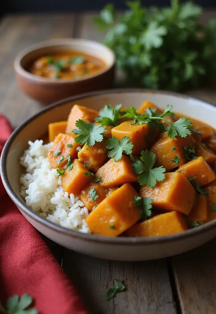 27 Vegan Sweet Potatoes Recipes for Every Occasion 62 27 Vegan Sweet Potatoes Recipes for Every Occasion - 10. Sweet Potato Curry