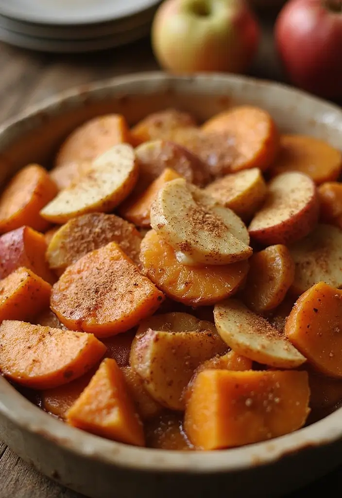 27 Vegan Sweet Potatoes Recipes for Every Occasion 154 27 Vegan Sweet Potatoes Recipes for Every Occasion - 24. Sweet Potato and Apple Bake