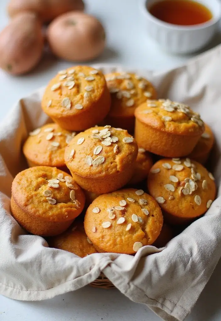 27 Vegan Sweet Potatoes Recipes for Every Occasion 27 27 Vegan Sweet Potatoes Recipes for Every Occasion - 5. Sweet Potato Muffins