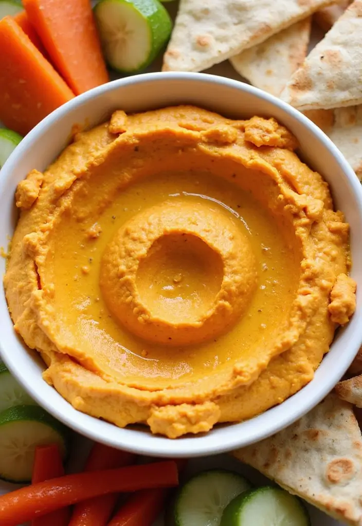 27 Vegan Sweet Potatoes Recipes for Every Occasion 41 27 Vegan Sweet Potatoes Recipes for Every Occasion - 7. Sweet Potato Hummus