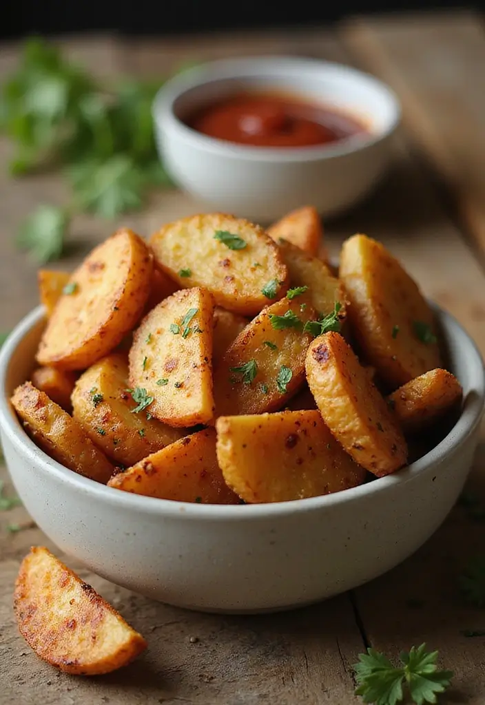 28 Vegan Air Fryer Recipes for Crispy Perfection 76 28 Vegan Air Fryer Recipes for Crispy Perfection - 12. Air Fryer Potato Wedges