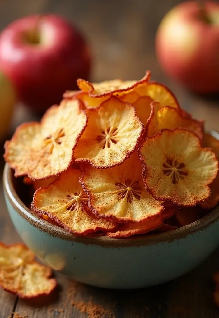 28 Vegan Air Fryer Recipes for Crispy Perfection 95 28 Vegan Air Fryer Recipes for Crispy Perfection - 15. Air Fryer Apple Chips
