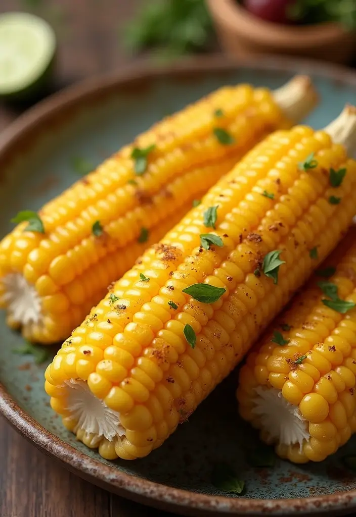 28 Vegan Air Fryer Recipes for Crispy Perfection 102 28 Vegan Air Fryer Recipes for Crispy Perfection - 16. Air Fryer Corn on the Cob