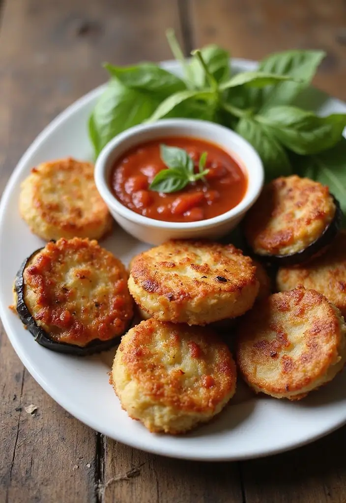 28 Vegan Air Fryer Recipes for Crispy Perfection 109 28 Vegan Air Fryer Recipes for Crispy Perfection - 17. Air Fryer Eggplant Parmesan Bites