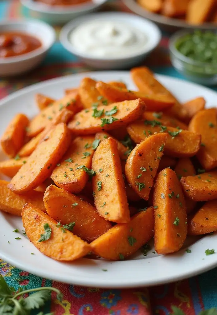 28 Vegan Air Fryer Recipes for Crispy Perfection 8 28 Vegan Air Fryer Recipes for Crispy Perfection - 2. Air Fryer Sweet Potato Fries