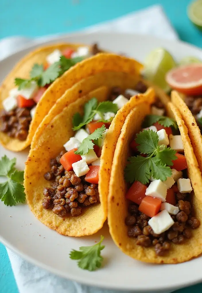28 Vegan Air Fryer Recipes for Crispy Perfection 172 28 Vegan Air Fryer Recipes for Crispy Perfection - 26. Air Fryer Lentil Tacos