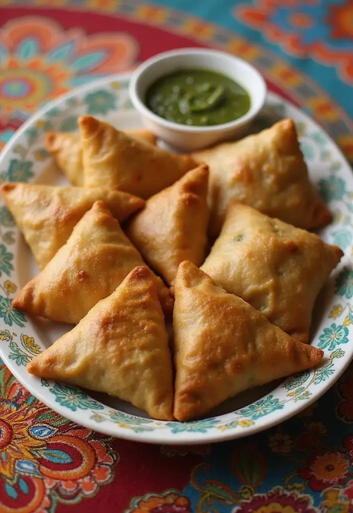28 Vegan Air Fryer Recipes for Crispy Perfection 184 28 Vegan Air Fryer Recipes for Crispy Perfection - 28. Air Fryer Vegan Samosas