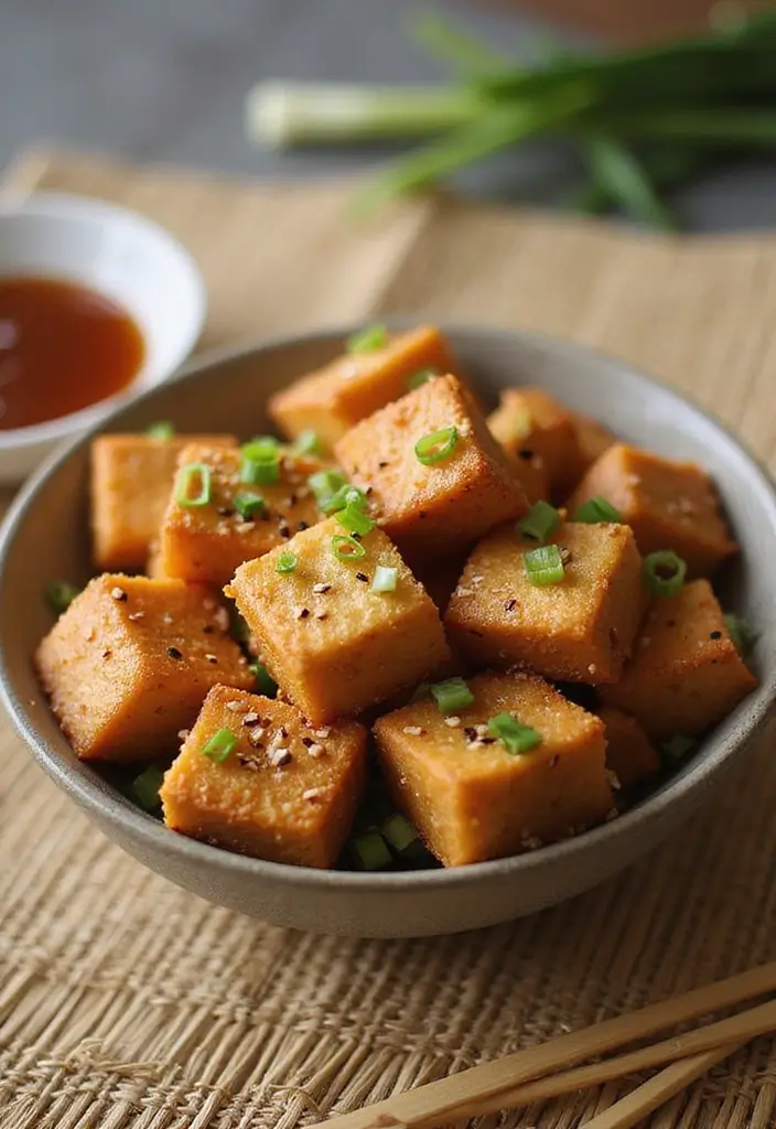 28 Vegan Air Fryer Recipes for Crispy Perfection 22 28 Vegan Air Fryer Recipes for Crispy Perfection - 4. Crispy Air Fryer Tofu
