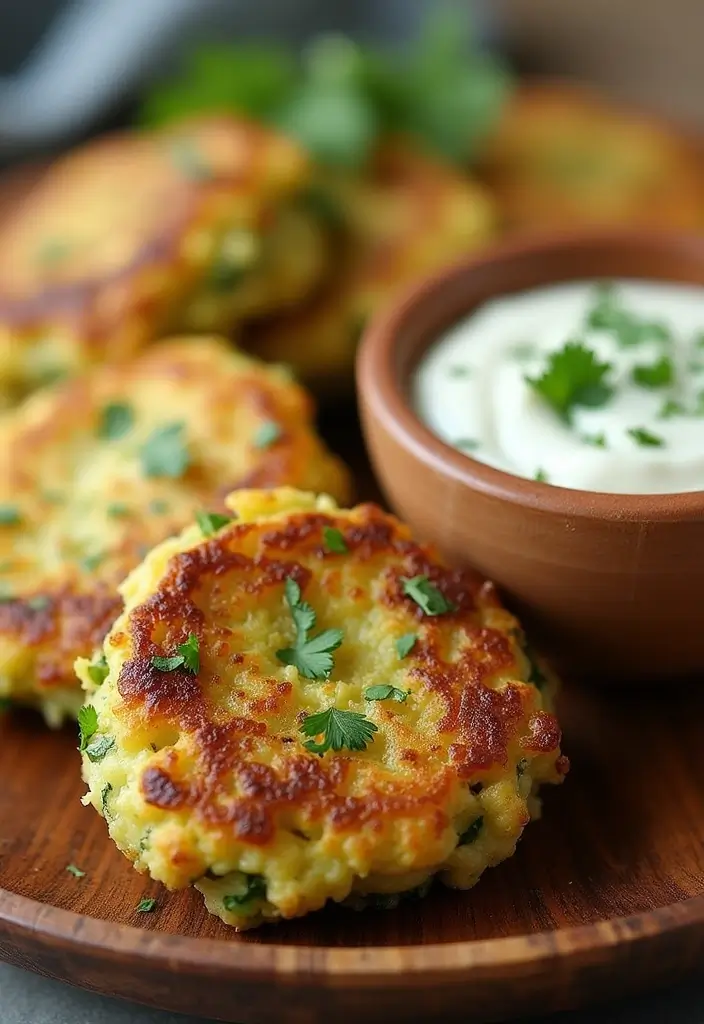 28 Vegan Air Fryer Recipes for Crispy Perfection 27 28 Vegan Air Fryer Recipes for Crispy Perfection - 5. Air Fryer Zucchini Fritters