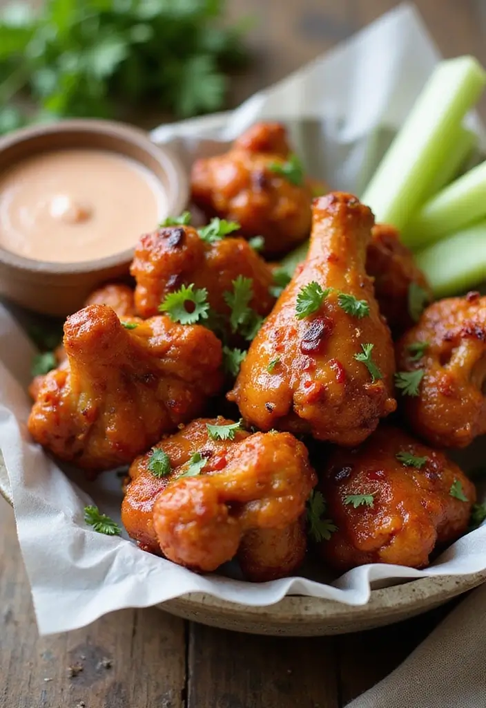 28 Vegan Air Fryer Recipes for Crispy Perfection 41 28 Vegan Air Fryer Recipes for Crispy Perfection - 7. Air Fryer BBQ Cauliflower Wings