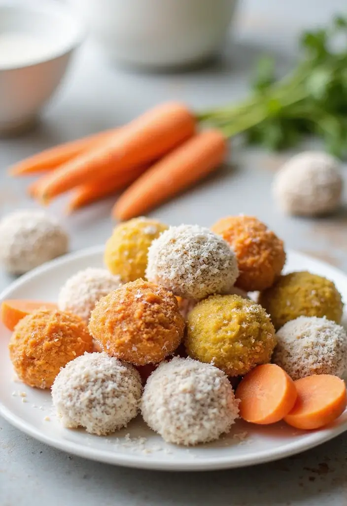 28 Vegan Gluten Free Recipes for Health-Conscious Eaters 140 28 Vegan Gluten Free Recipes for Health-Conscious Eaters - 22. Raw Carrot Cake Bites