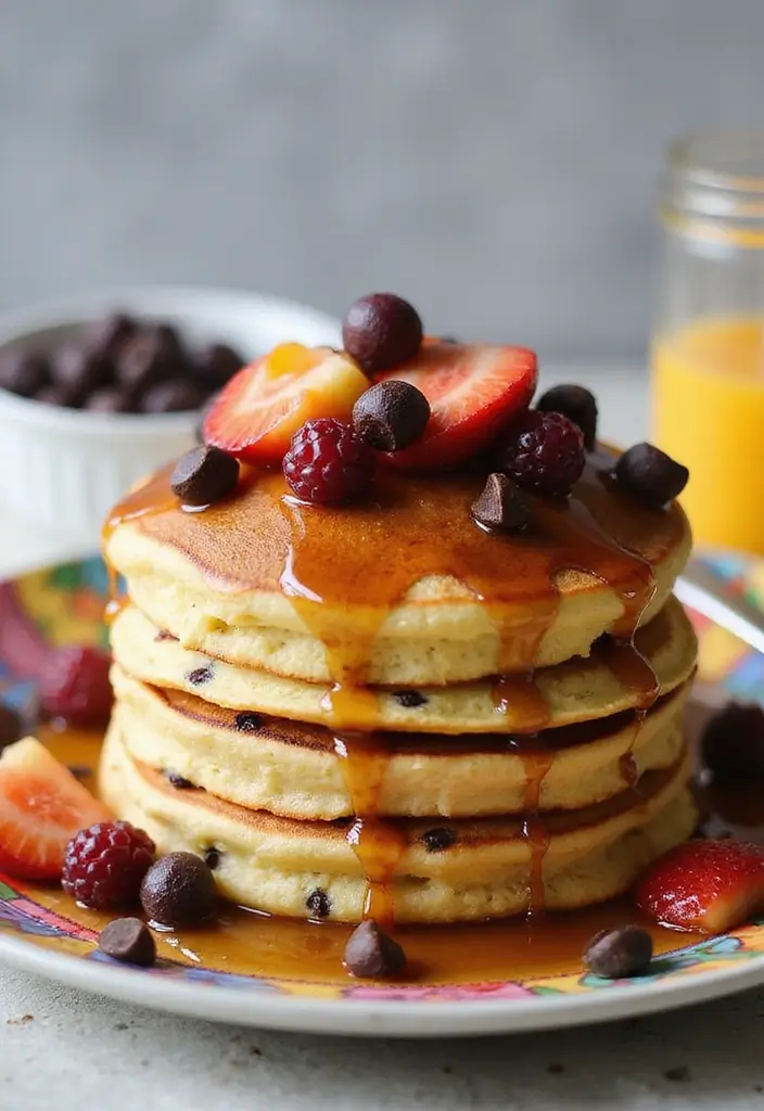 28 Vegan Gluten Free Recipes for Health-Conscious Eaters 154 28 Vegan Gluten Free Recipes for Health-Conscious Eaters - 24. Vegan Chocolate Chip Pancakes