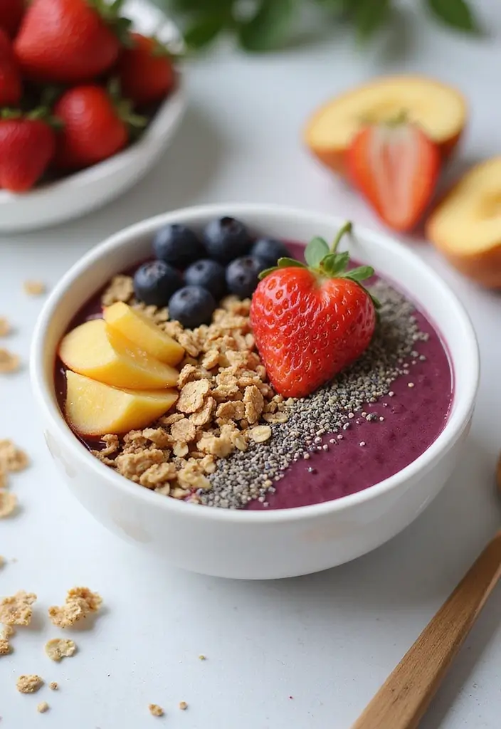 28 Vegan Gluten Free Recipes for Health-Conscious Eaters 168 28 Vegan Gluten Free Recipes for Health-Conscious Eaters - 26. Vegan Berry Smoothie Bowl