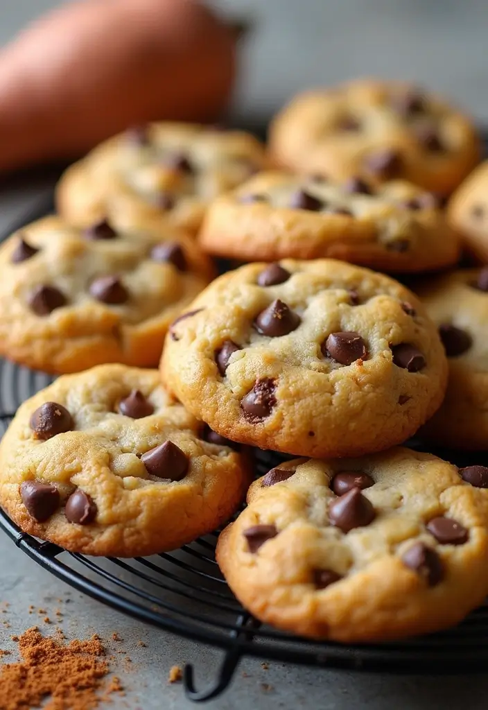 28 Vegan Gluten Free Recipes for Health-Conscious Eaters 22 28 Vegan Gluten Free Recipes for Health-Conscious Eaters - 4. Sweet Potato Chocolate Chip Cookies