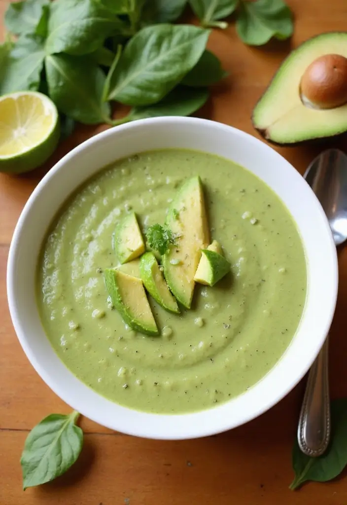 28 Vegan Gluten Free Soup Recipes for Comfort Nights 123 28 Vegan Gluten Free Soup Recipes for Comfort Nights - 19. Creamy Avocado and Spinach Soup