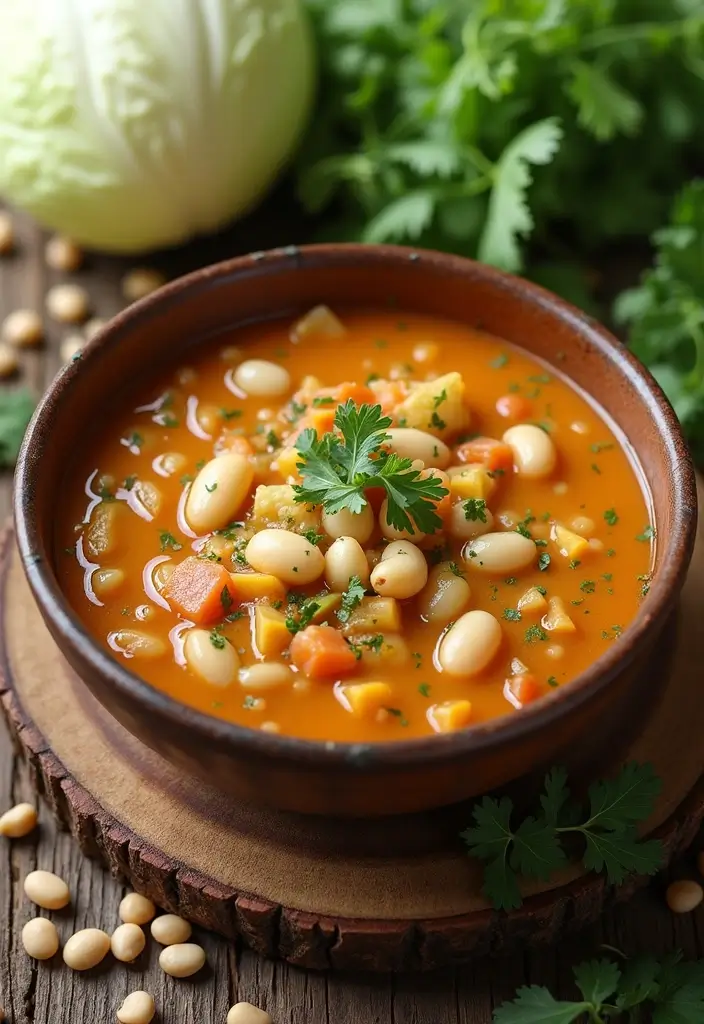 28 Vegan Gluten Free Soup Recipes for Comfort Nights 137 28 Vegan Gluten Free Soup Recipes for Comfort Nights - 21. Cabbage and White Bean Soup
