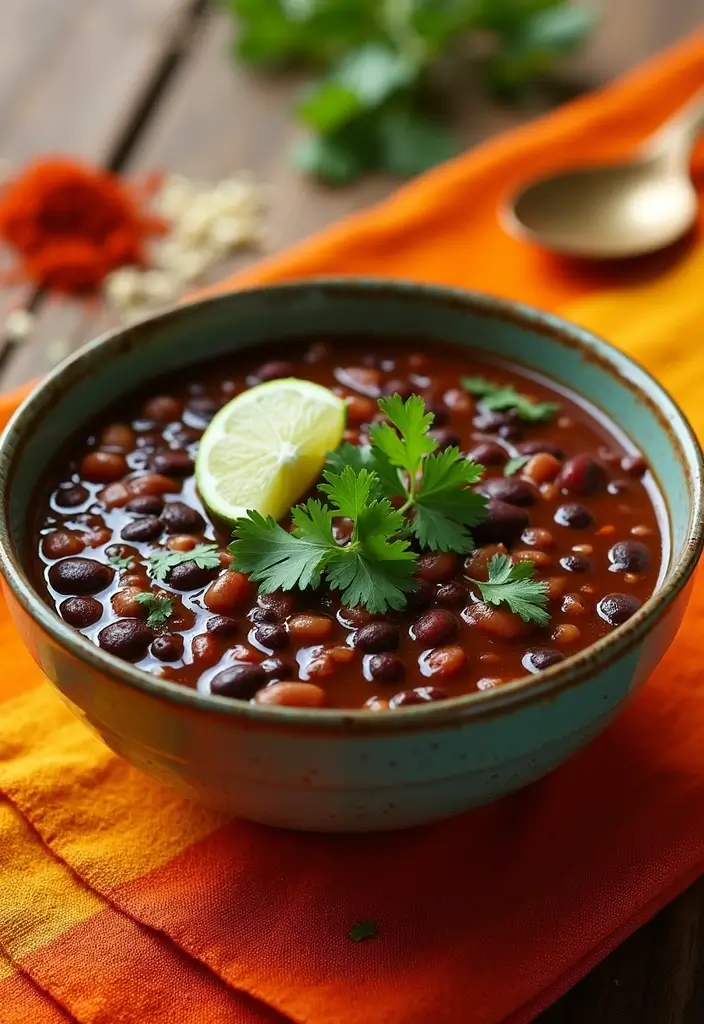28 Vegan Gluten Free Soup Recipes for Comfort Nights 20 28 Vegan Gluten Free Soup Recipes for Comfort Nights - 4. Spicy Black Bean Soup