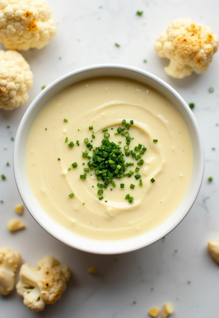 28 Vegan Gluten Free Soup Recipes for Comfort Nights 27 28 Vegan Gluten Free Soup Recipes for Comfort Nights - 5. Roasted Cauliflower and Garlic Soup