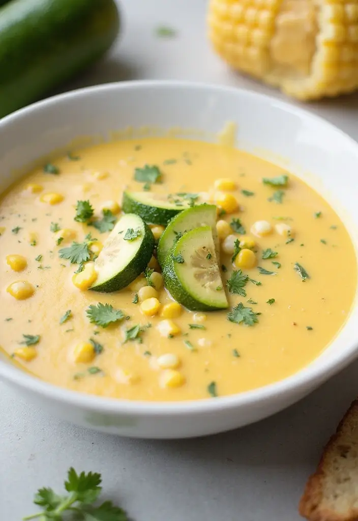 28 Vegan Gluten Free Soup Recipes for Comfort Nights 55 28 Vegan Gluten Free Soup Recipes for Comfort Nights - 9. Zucchini and Corn Chowder