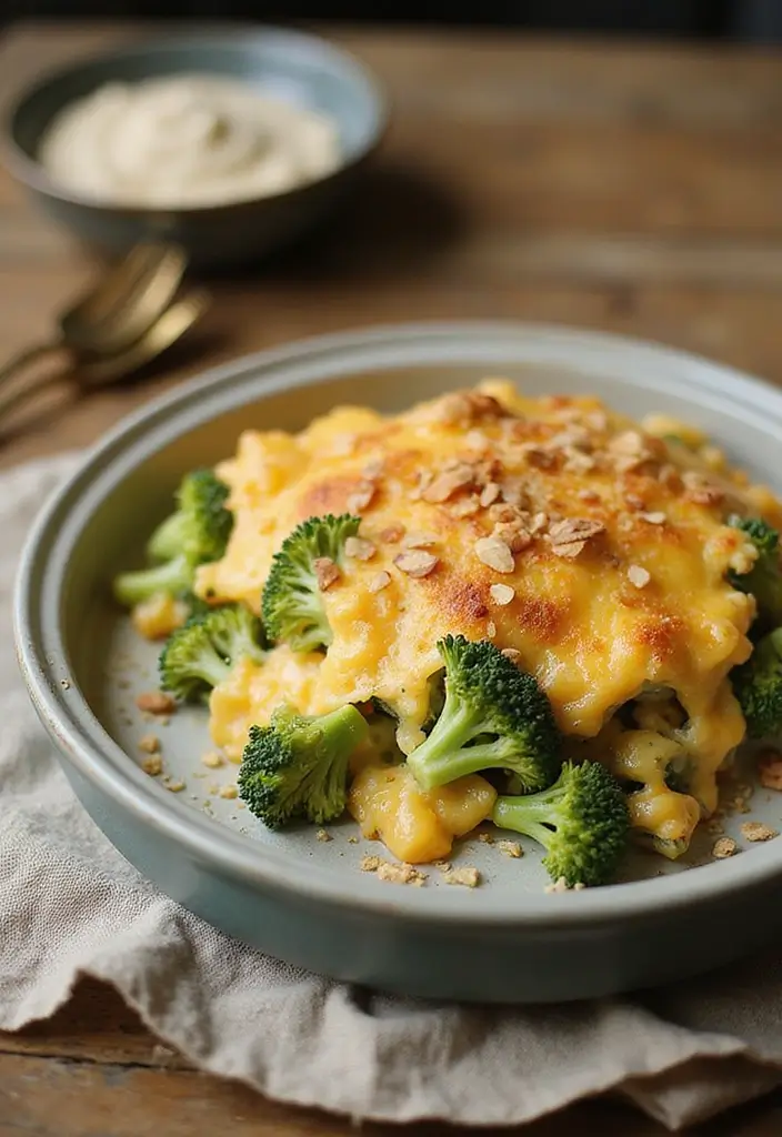 28 Vegan High Protein Low Carb Recipes for a Healthy Lifestyle 88 28 Vegan High Protein Low Carb Recipes for a Healthy Lifestyle - 16. Broccoli and Cheese Vegan Casserole