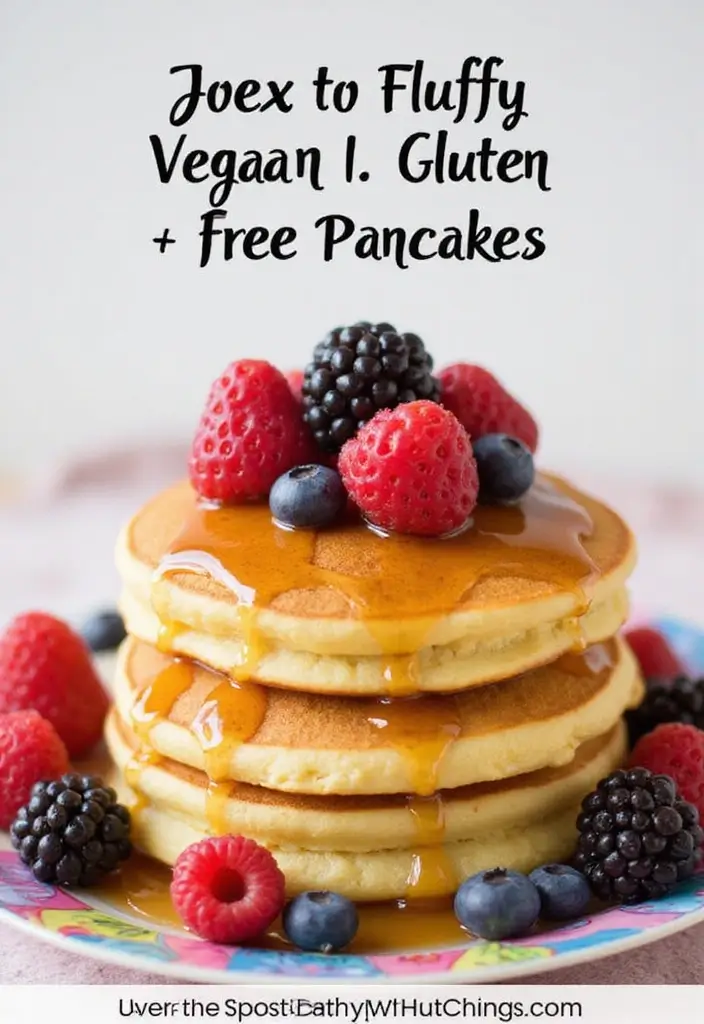 28 Vegan High Protein Low Carb Recipes for a Healthy Lifestyle 147 28 Vegan High Protein Low Carb Recipes for a Healthy Lifestyle - 25. Vegan and Gluten-Free Pancakes